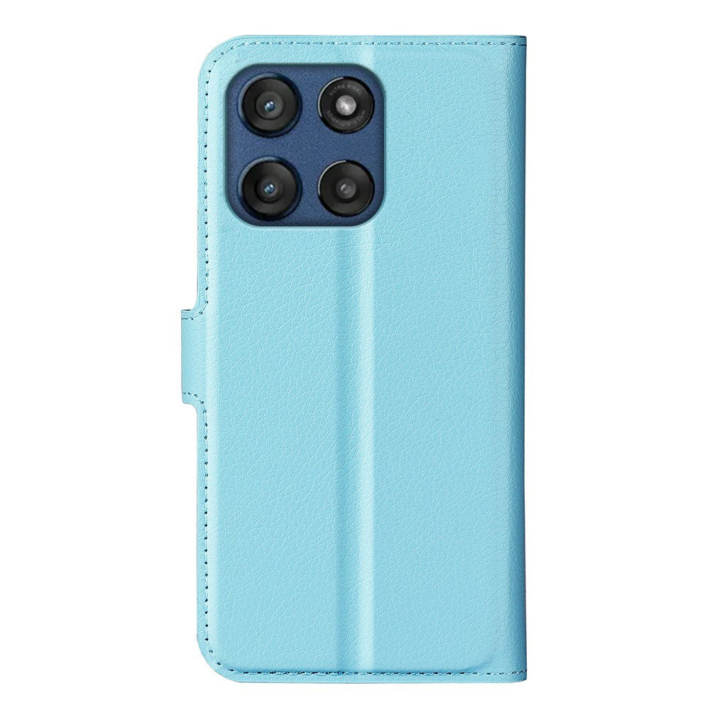 Motorola Moto G Stylus 5G (2025) EIDERWOOD Leather Flip Case with Cardholder & Stand Function - Blue