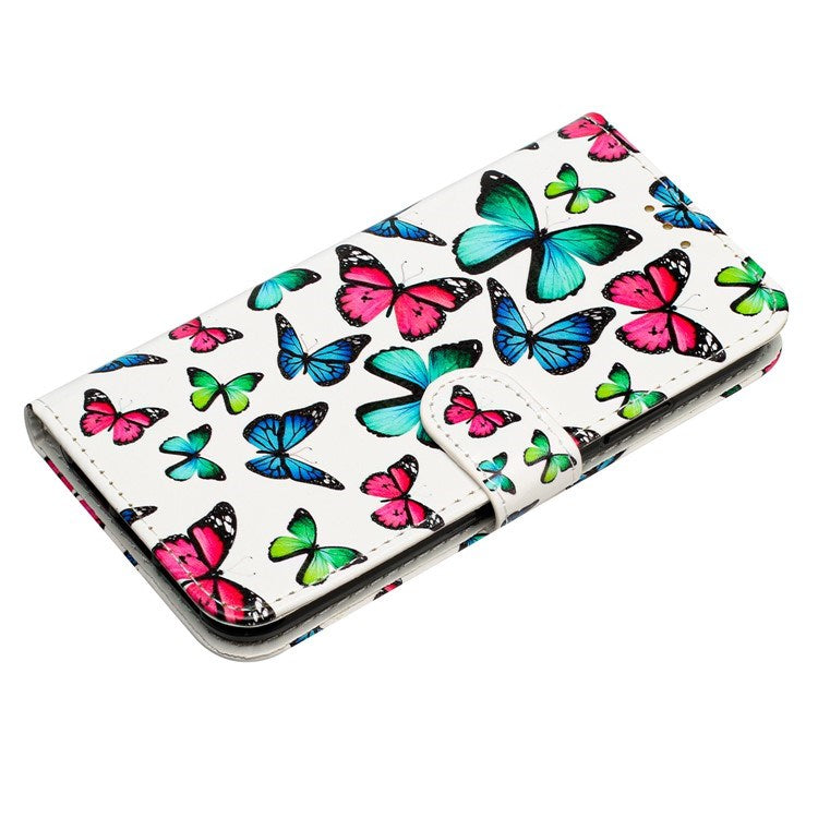 EIDERWOOD iPhone 17 Faux Leather Case with Wallet & Strap - Butterflies