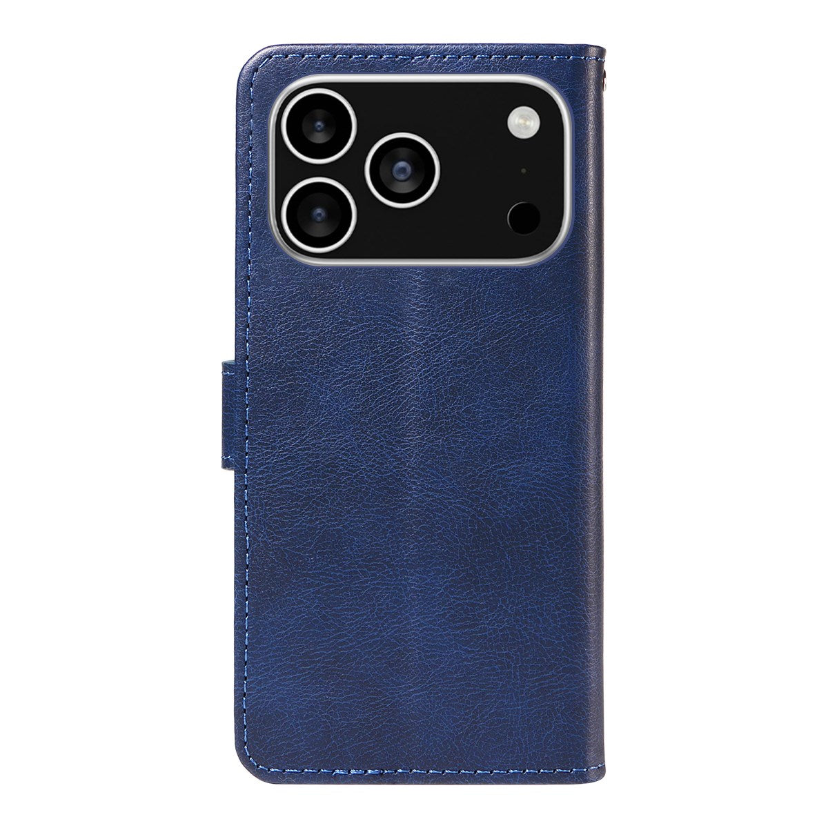 EIDERWOOD iPhone 17 Pro Faux Leather Case with Wallet & Strap - Blue