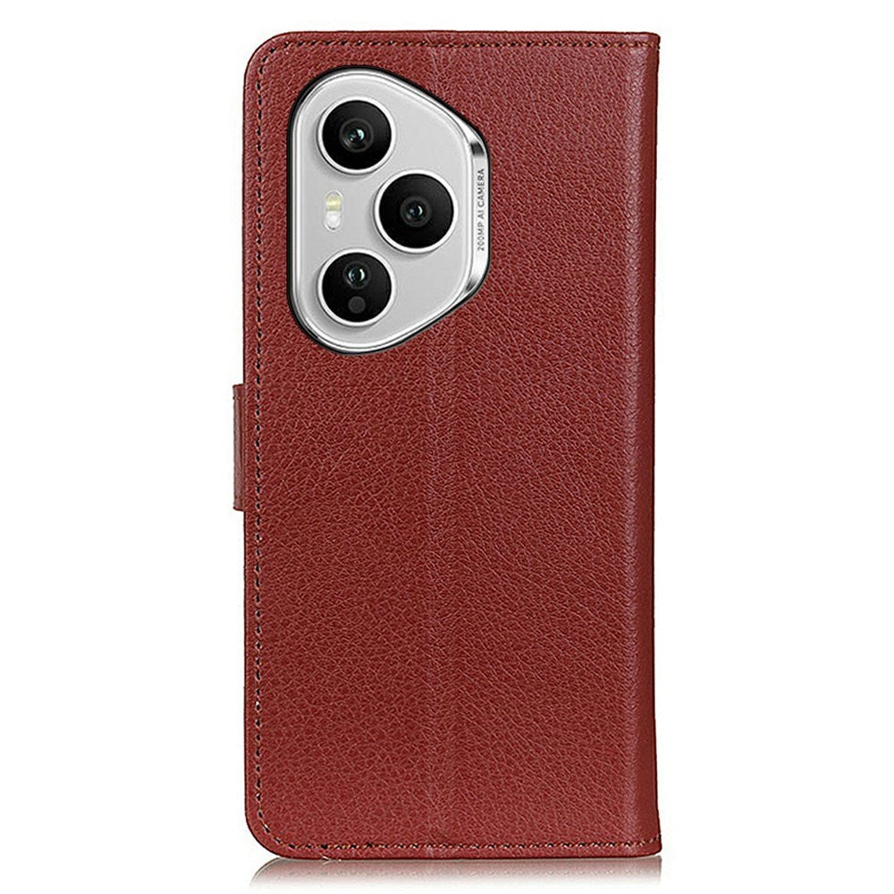 EIDERWOOD Honor 400 Pro Faux Leather Flip Case with Cardholder & Stand Function - Brown
