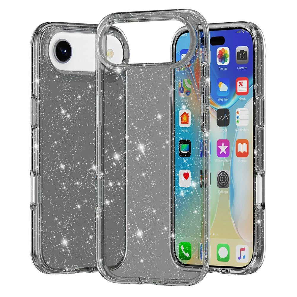 EIDERWOOD iPhone Air Hybrid Plastic Case - Black Glitter