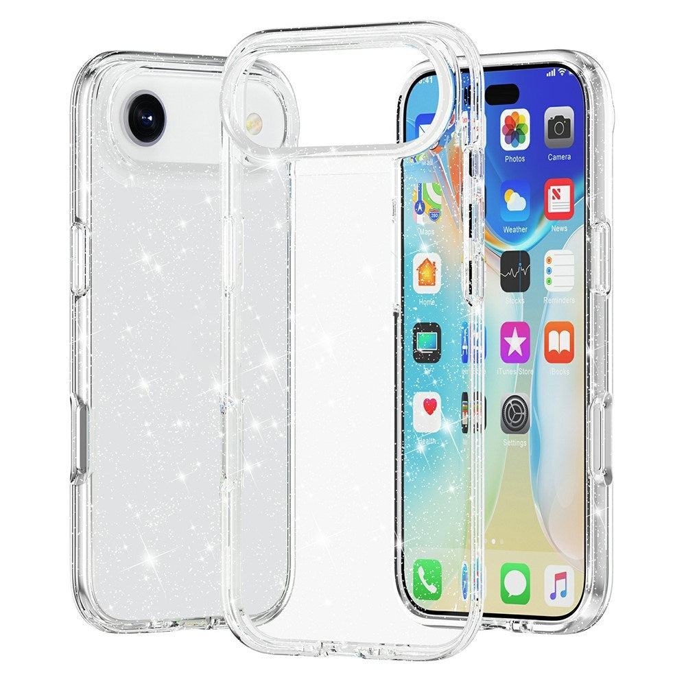EIDERWOOD iPhone Air Hybrid Plastic Case - White Glitter