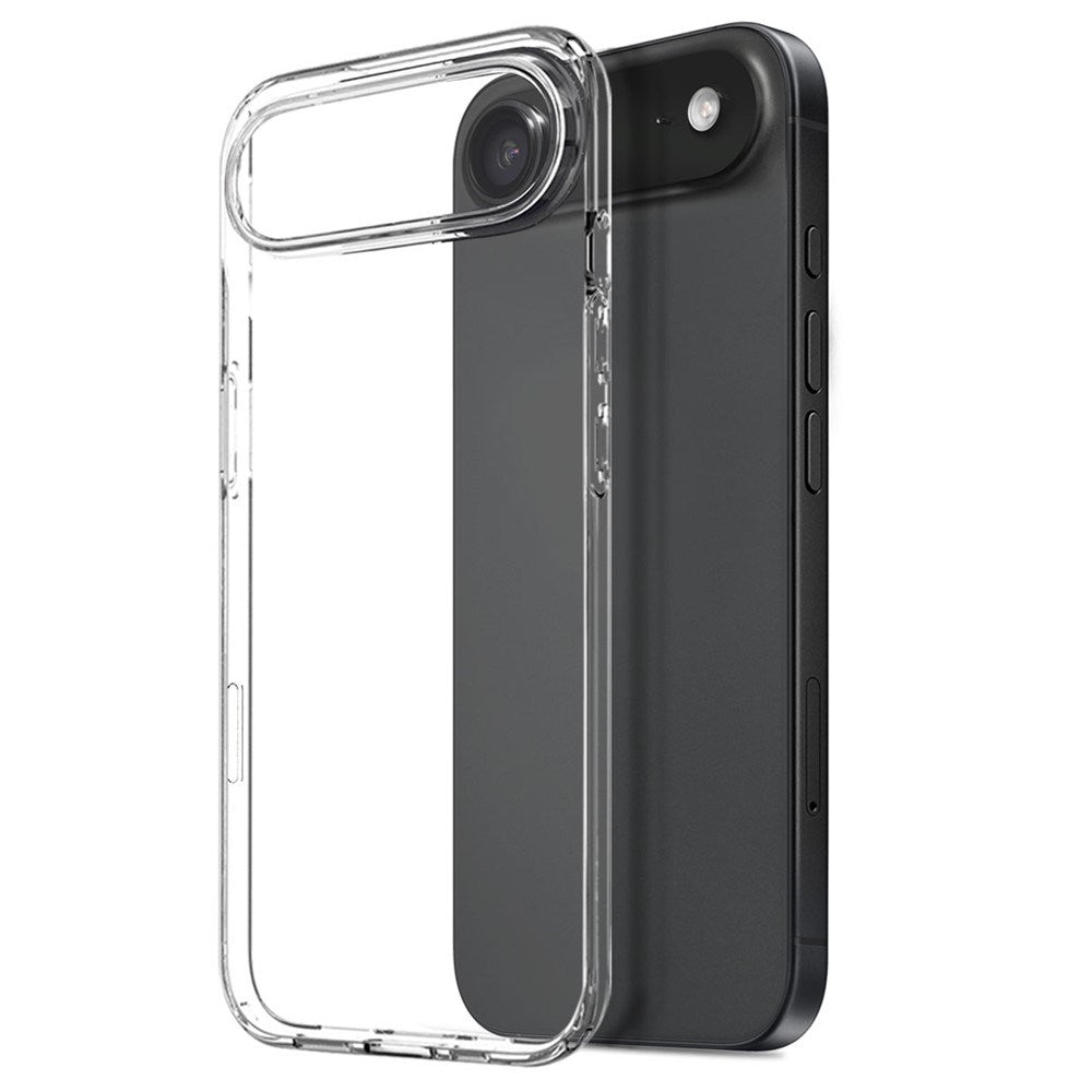 NORTHJO iPhone Air 2-in-1 Protection Set with Flexible Plastic Case & Tempered Screen Protector Glass - Transparent