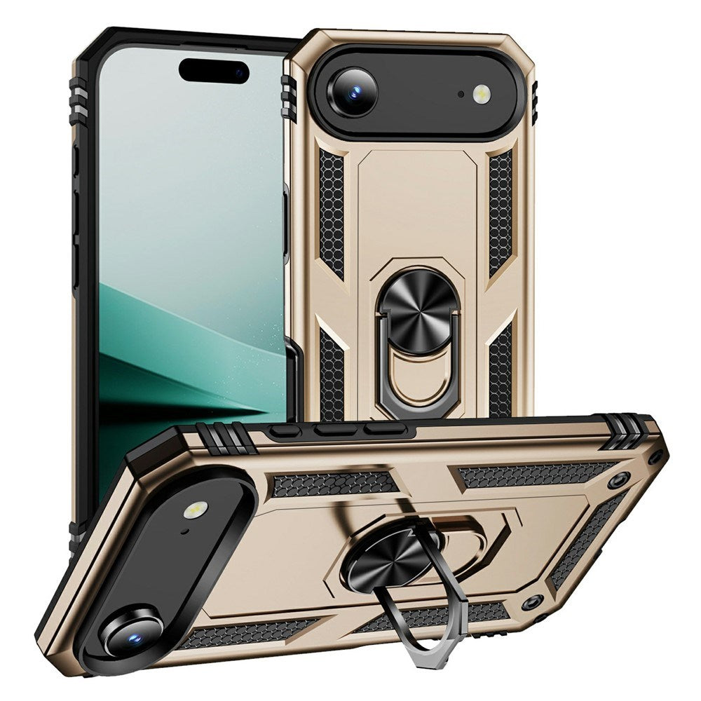 EIDERWOOD iPhone Air Hybrid Craftsman Case with Kickstand - Gold