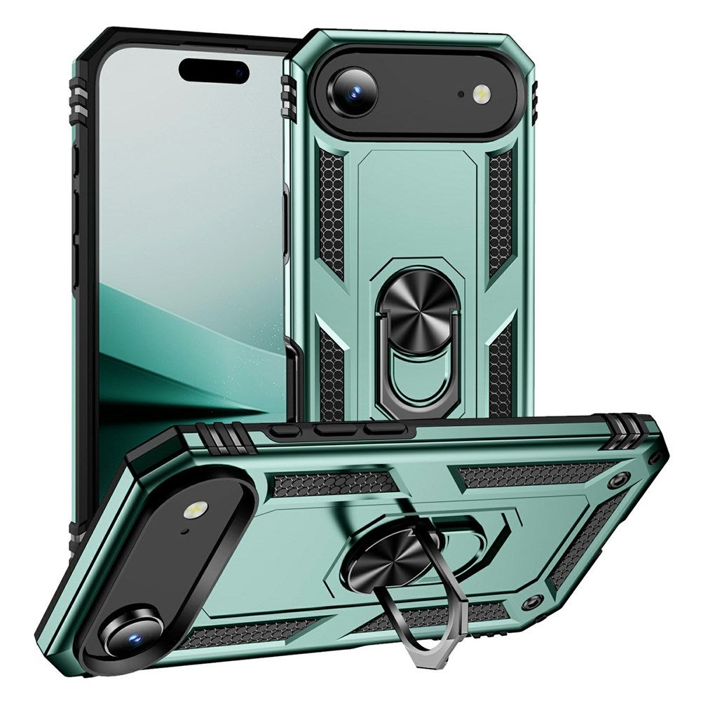 EIDERWOOD iPhone Air Hybrid Craftsman Case with Kickstand - Green