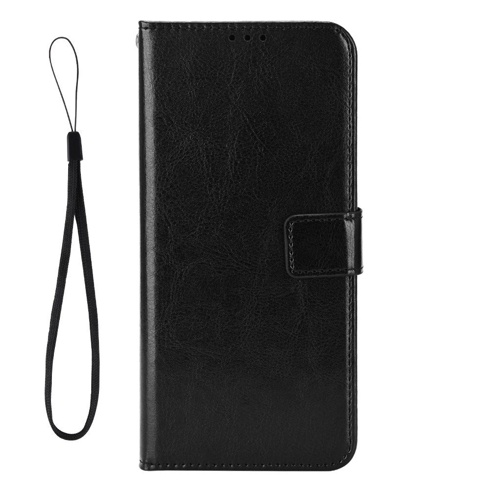 EIDERWOOD OnePlus Nord CE5 Faux Leather Flip Case with Strap - Black