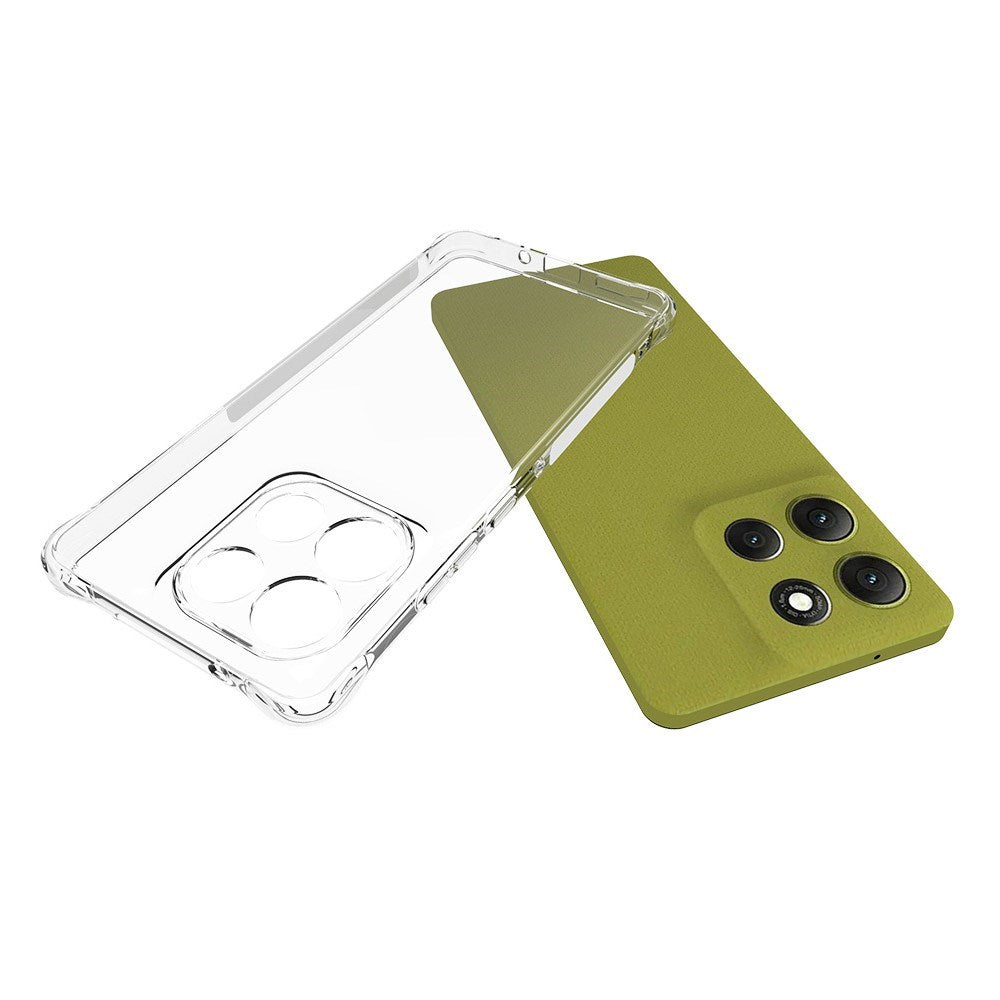 EIDERWOOD Motorola Moto G86 Plastic Case with Shock Absorbing Corners - Transparent