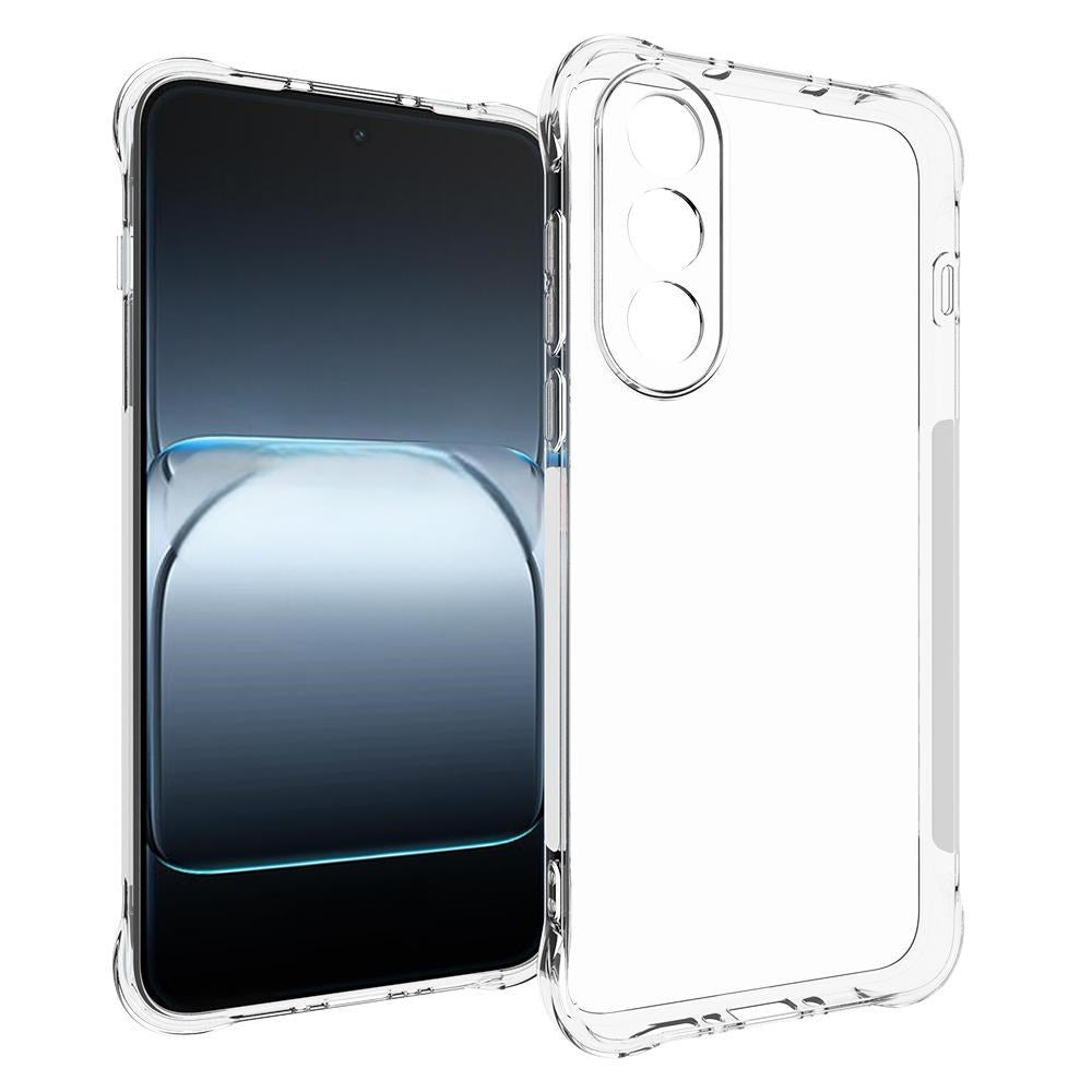 OnePlus Nord 5 Plastic Case with Shock Absorbing Corners - Transparent