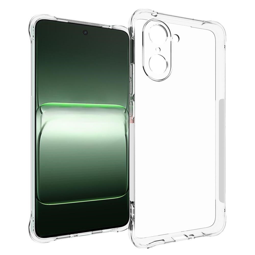 OnePlus Nord CE5 Plastic Case with Shock Absorbing Corners - Transparent