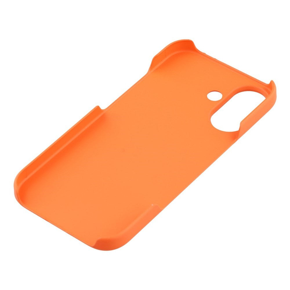 EIDERWOOD iPhone 17 Hard Plastic Case - Orange