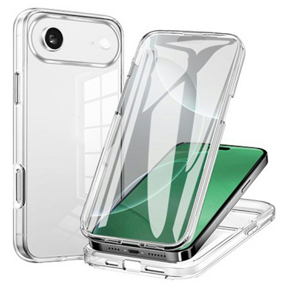 EIDERWOOD iPhone Air Hybrid Case with Built-in Screen Protector - Transparent