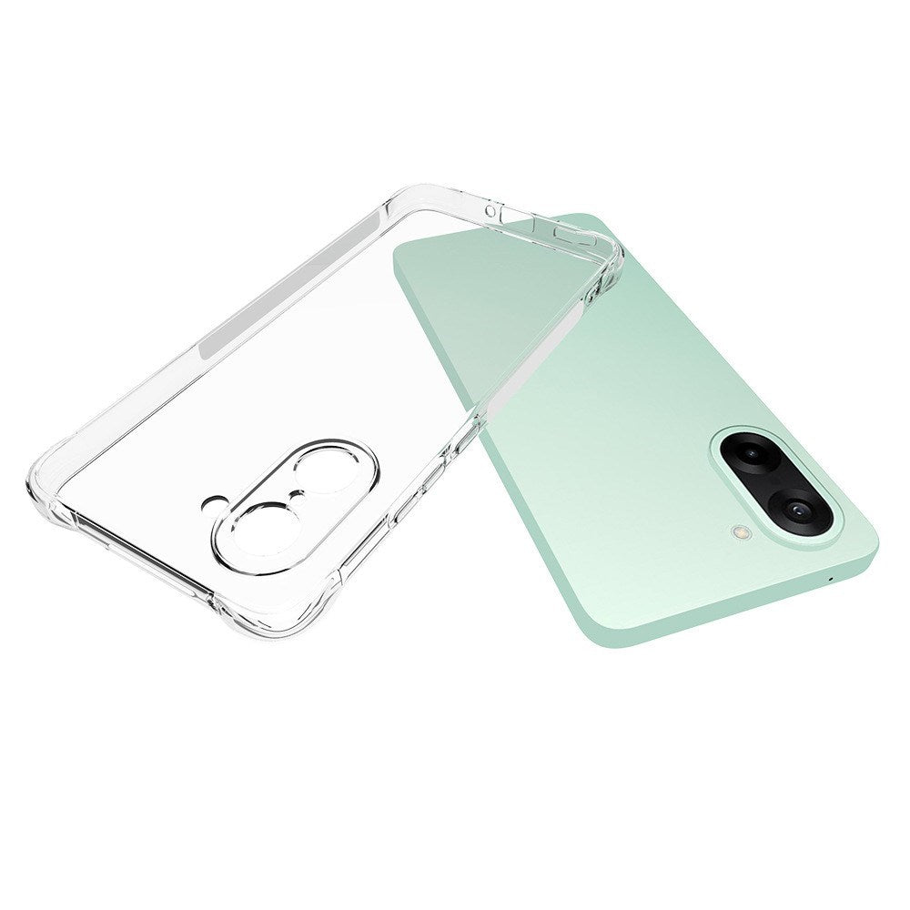 EIDERWOOD OnePlus Nord CE5 Plastic Case with Shock Absorbing Corners - Transparent