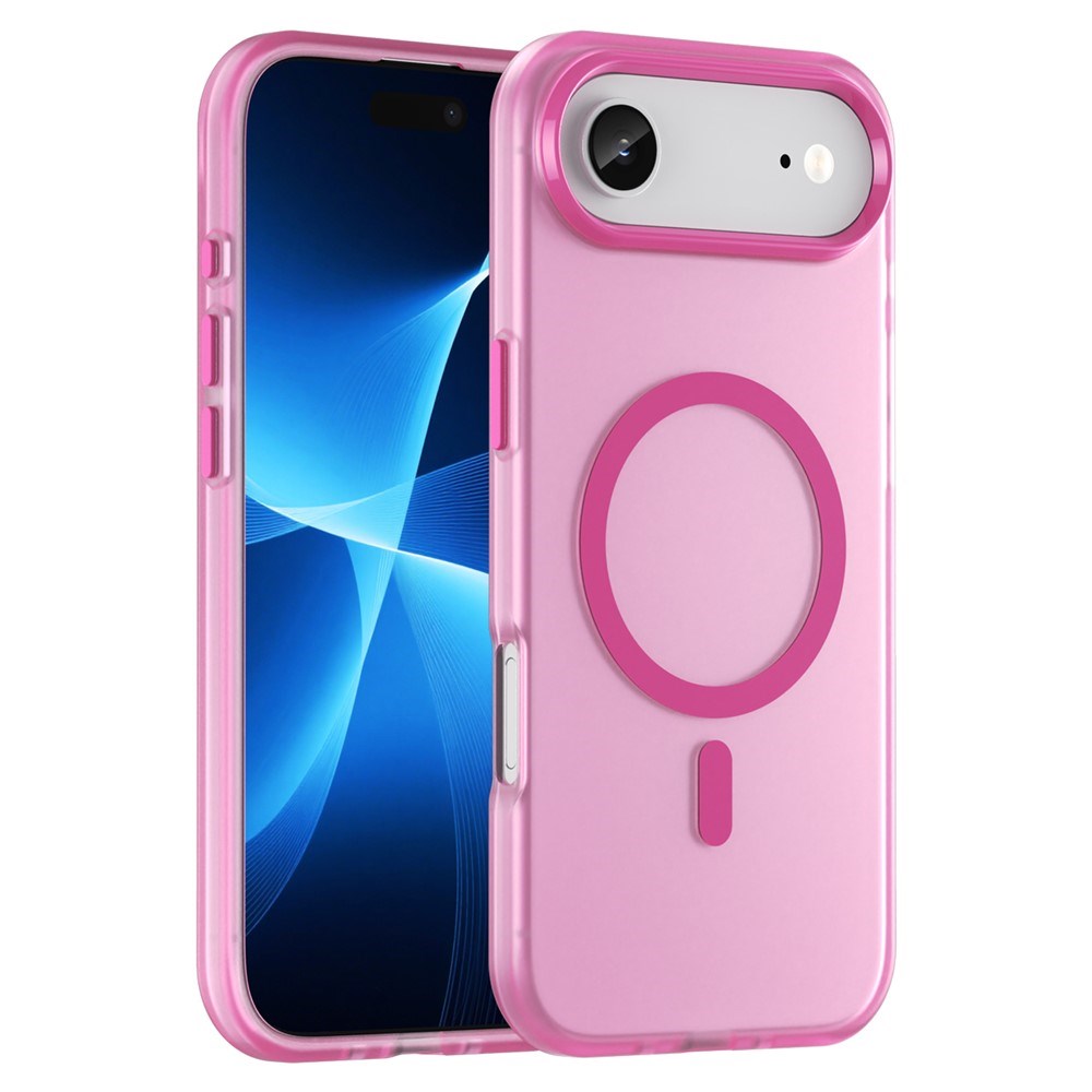 EIDERWOOD iPhone Air Hybrid Plastic Case - MagSafe Compatible - Matt Transparent / Pink