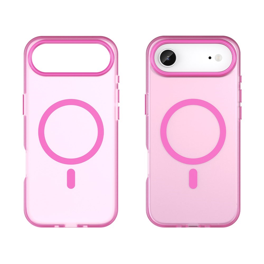 EIDERWOOD iPhone Air Hybrid Plastic Case - MagSafe Compatible - Matt Transparent / Pink