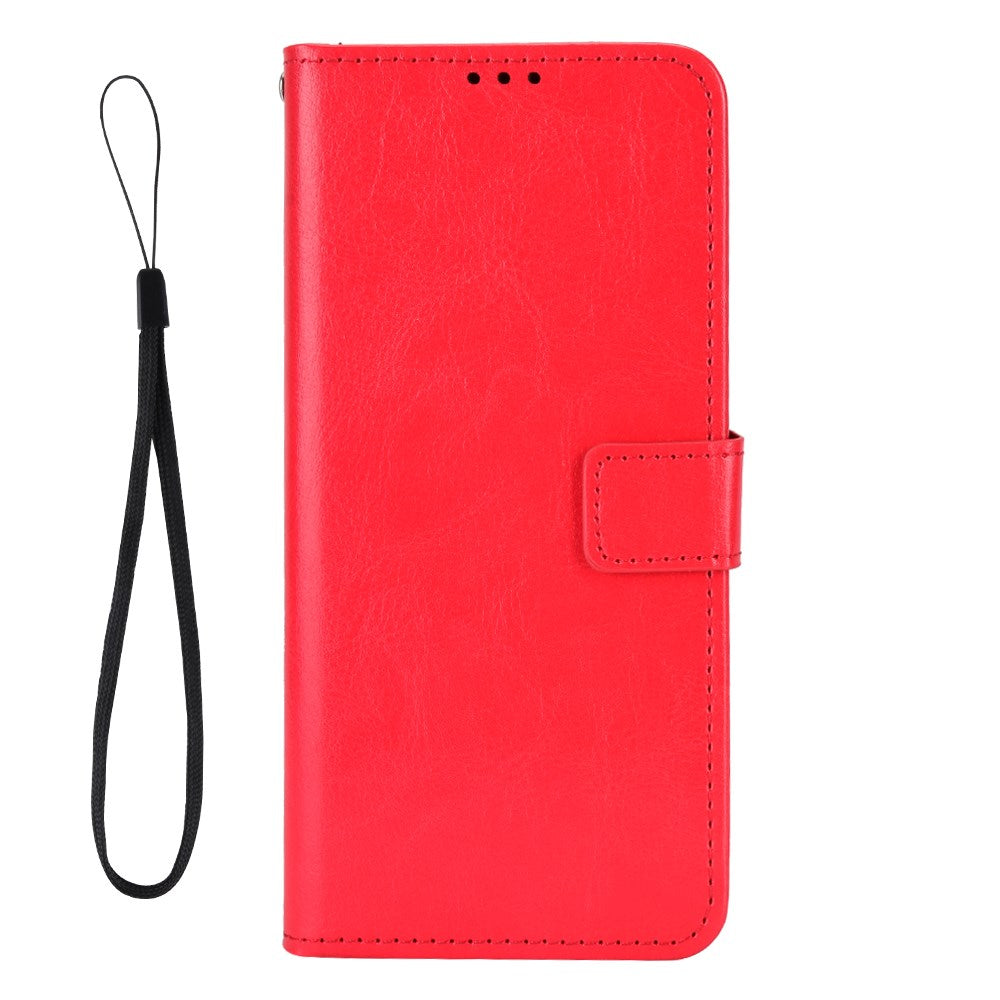 EIDERWOOD Motorola Moto G86 Power Faux Leather Flip Case with Card Holder & Stand Function - Red