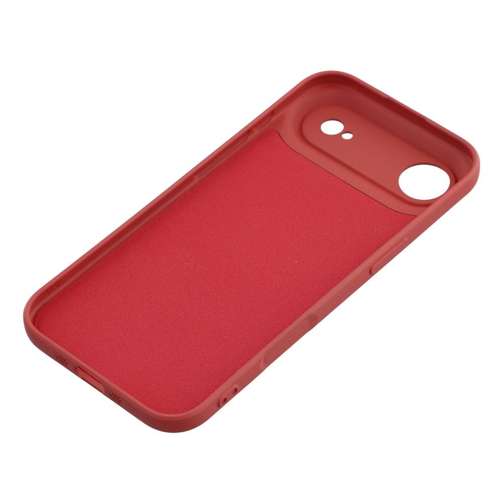 EIDERWOOD iPhone Air Lined Flexible Plastic Case - Dark Red