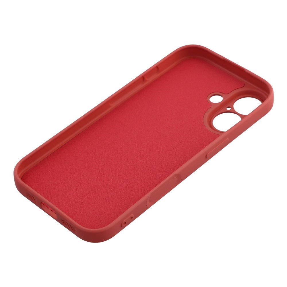 EIDERWOOD iPhone 17 Lined Flexible Plastic Case - Dark Red