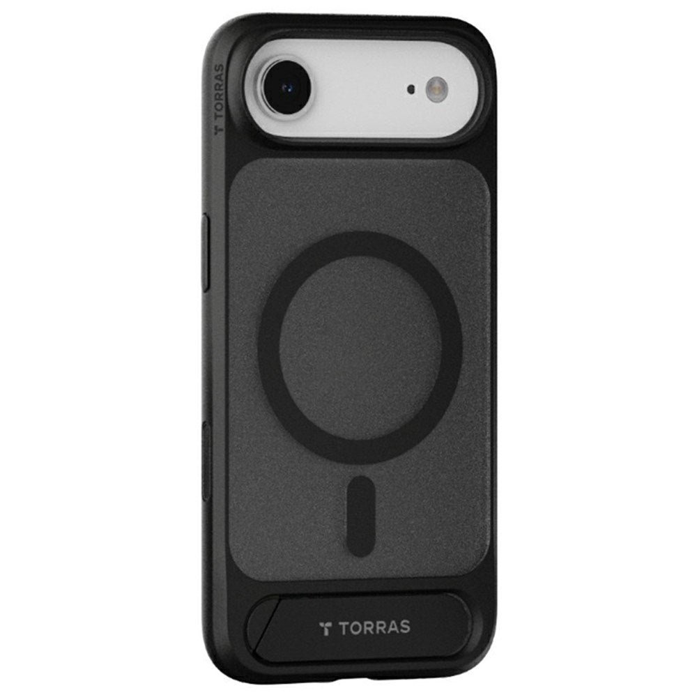 TORRAS iPhone Air Pstand Hybrid Case with Kickstand - MagSafe Compatible - Black
