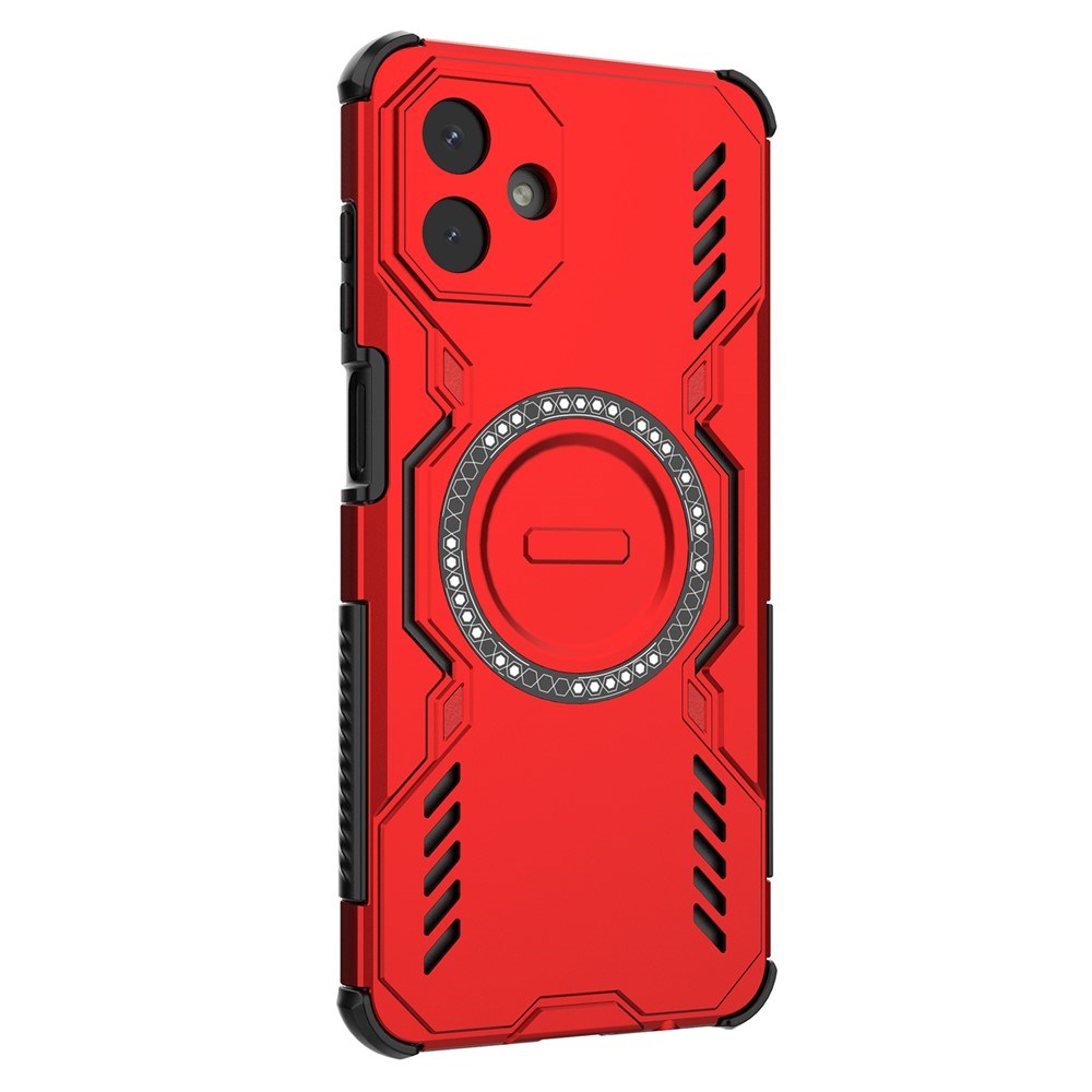 EIDERWOOD Samsung Galaxy A07 Craftsman Case with Heat Dissipation - MagSafe Compatible - Red