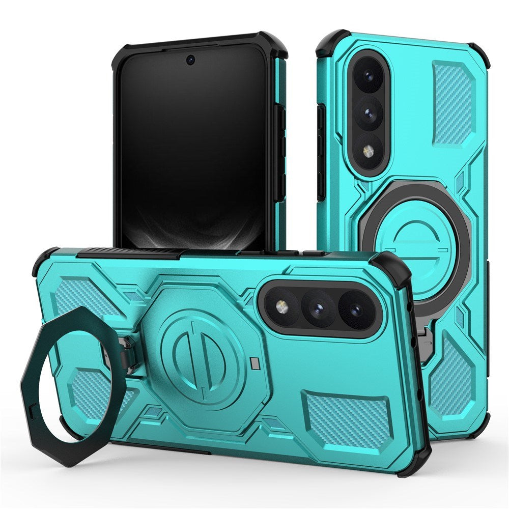 EIDERWOOD OnePlus Nord 5 Hybrid Craftsman Case with Kickstand - MagSafe Compatible - Turquoise