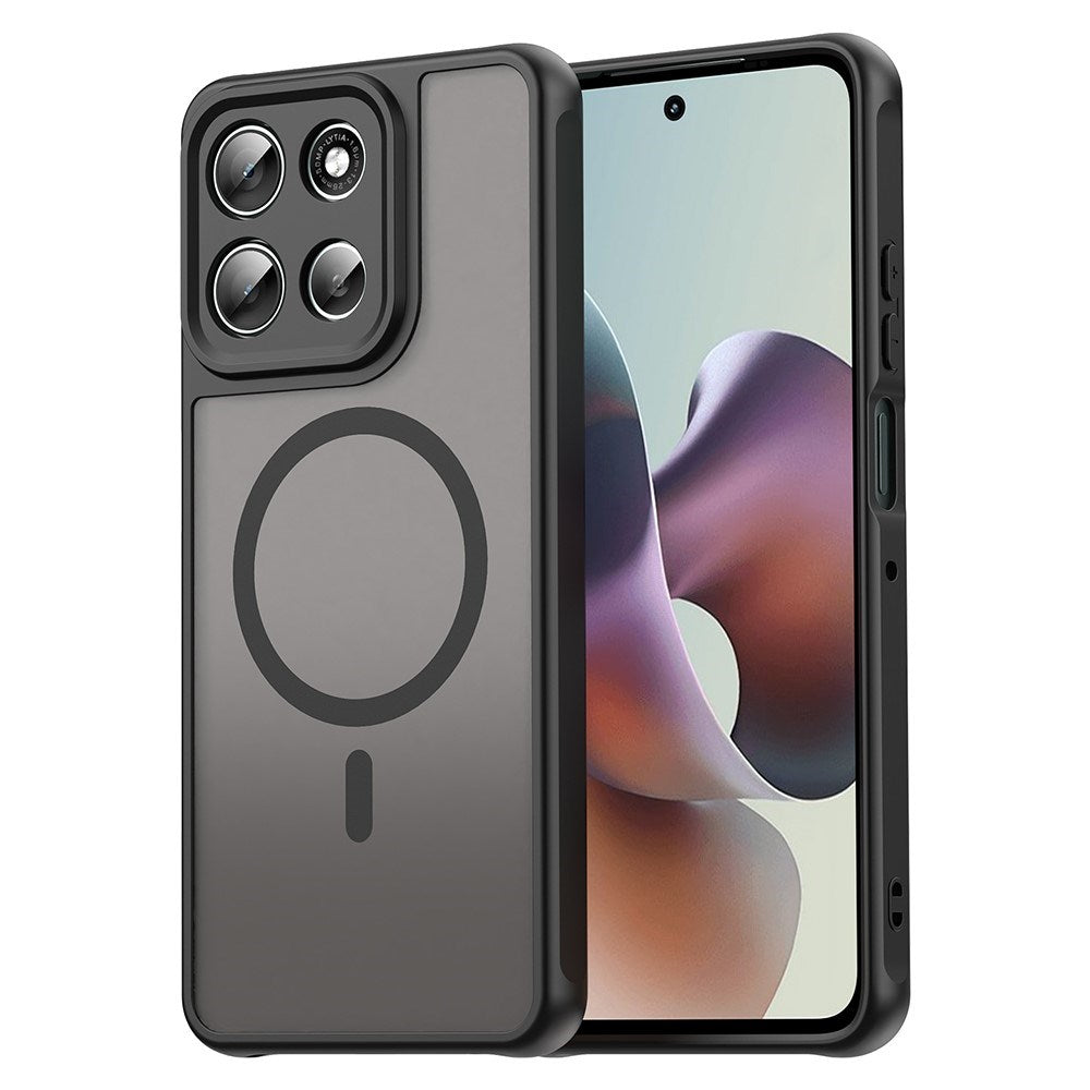 EIDERWOOD Motorola Moto G56 Hybrid Plastic Case - MagSafe Compatible - Black