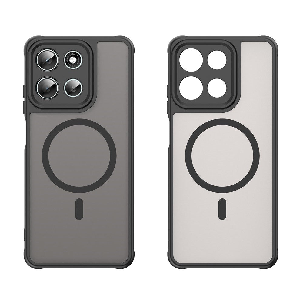 EIDERWOOD Motorola Moto G56 Hybrid Plastic Case - MagSafe Compatible - Black