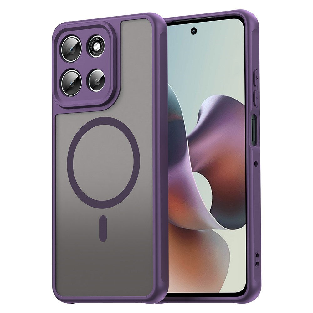 EIDERWOOD Motorola Moto G56 Hybrid Plastic Case - MagSafe Compatible - Purple