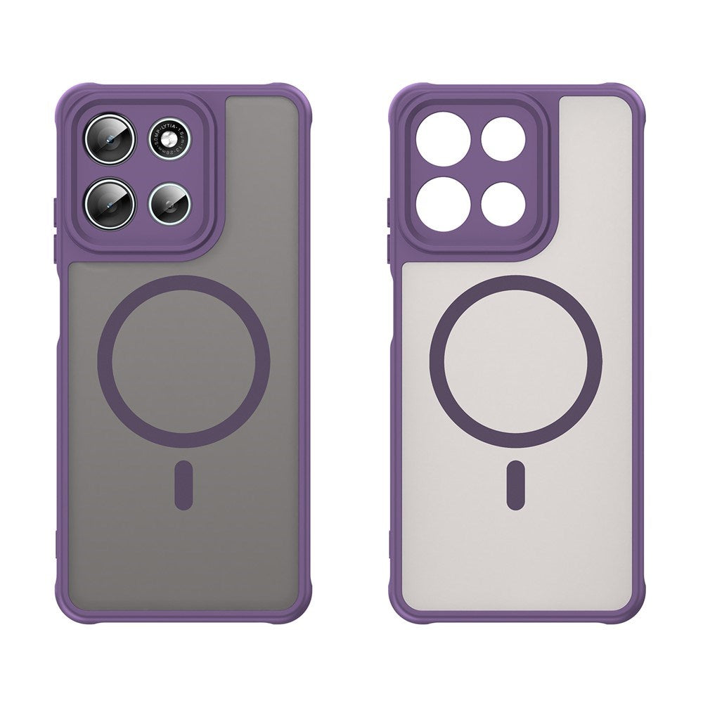 EIDERWOOD Motorola Moto G56 Hybrid Plastic Case - MagSafe Compatible - Purple