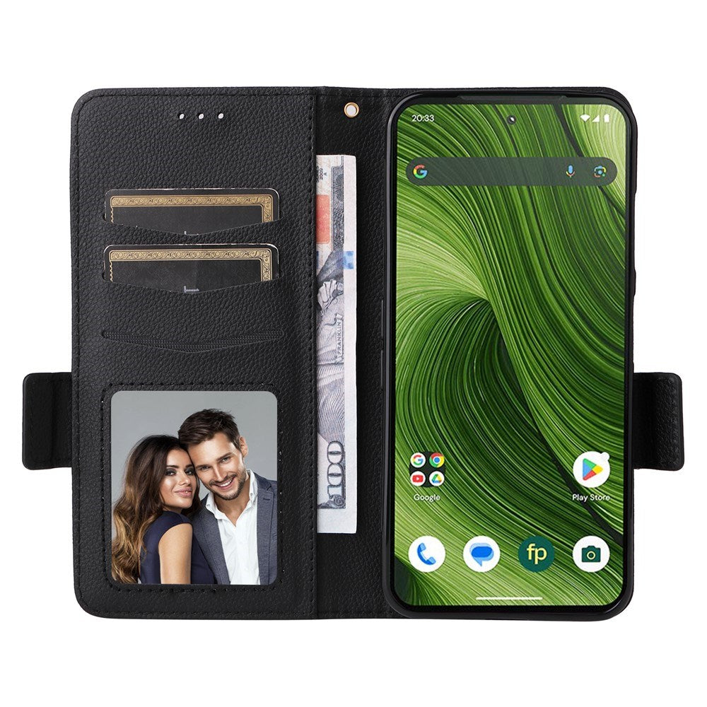 Fairphone (Gen. 6+ / Gen. 6) EIDERWOOD Artificial Leather Flip Case with Strap - Black
