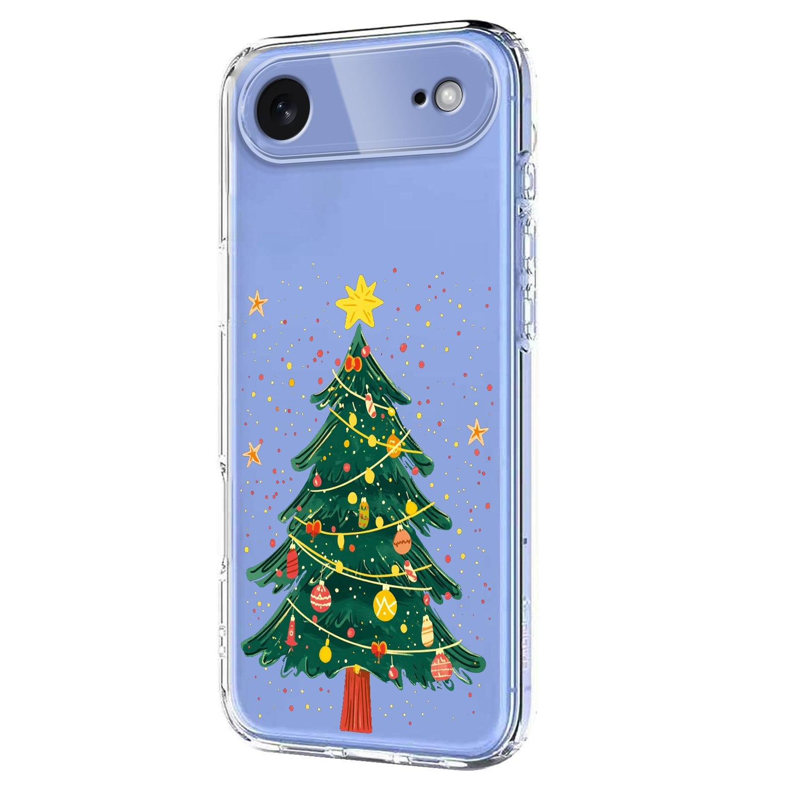 EIDERWOOD iPhone Air Flexible Plastic Christmas Case with Motif - Transparent / Christmas Tree