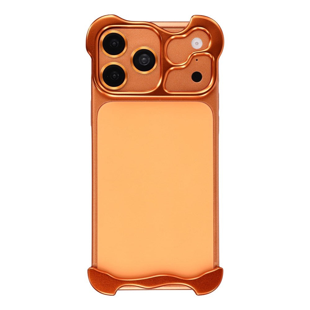 iPhone 17 Pro Max Two-Piece Metal Bumper Case - Orange