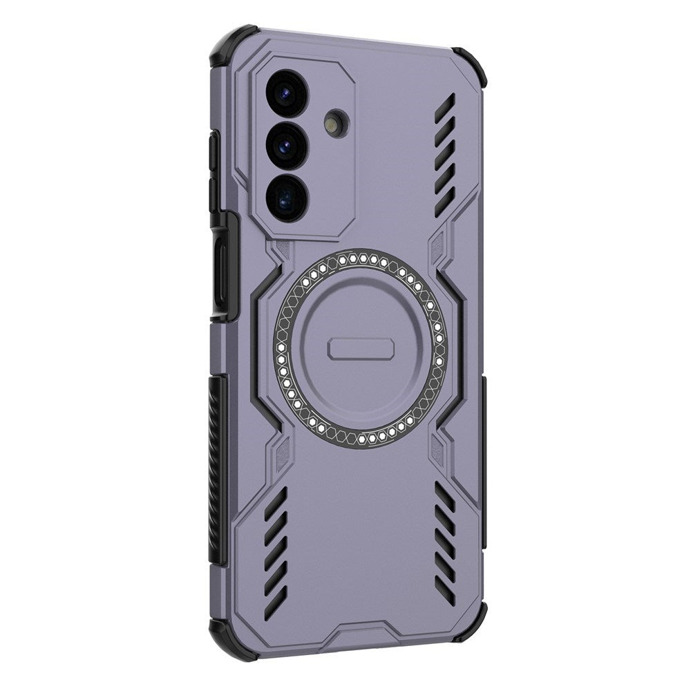 EIDERWOOD Samsung Galaxy A17 (5G) Tough Case with Heat Dissipation - MagSafe Compatible - Gray-Purple