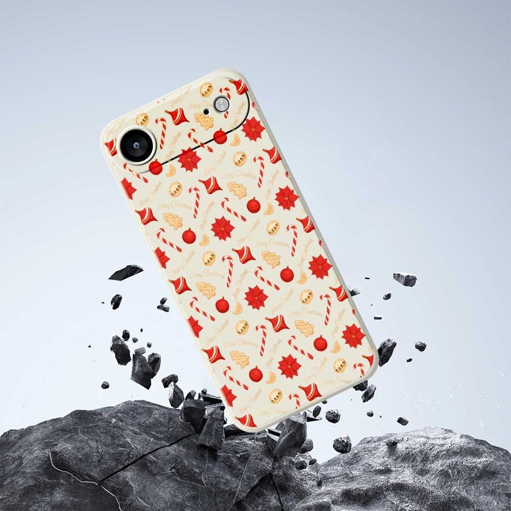 EIDERWOOD iPhone Air Christmas Case - Flexible Plastic - Christmas Candy / Purple