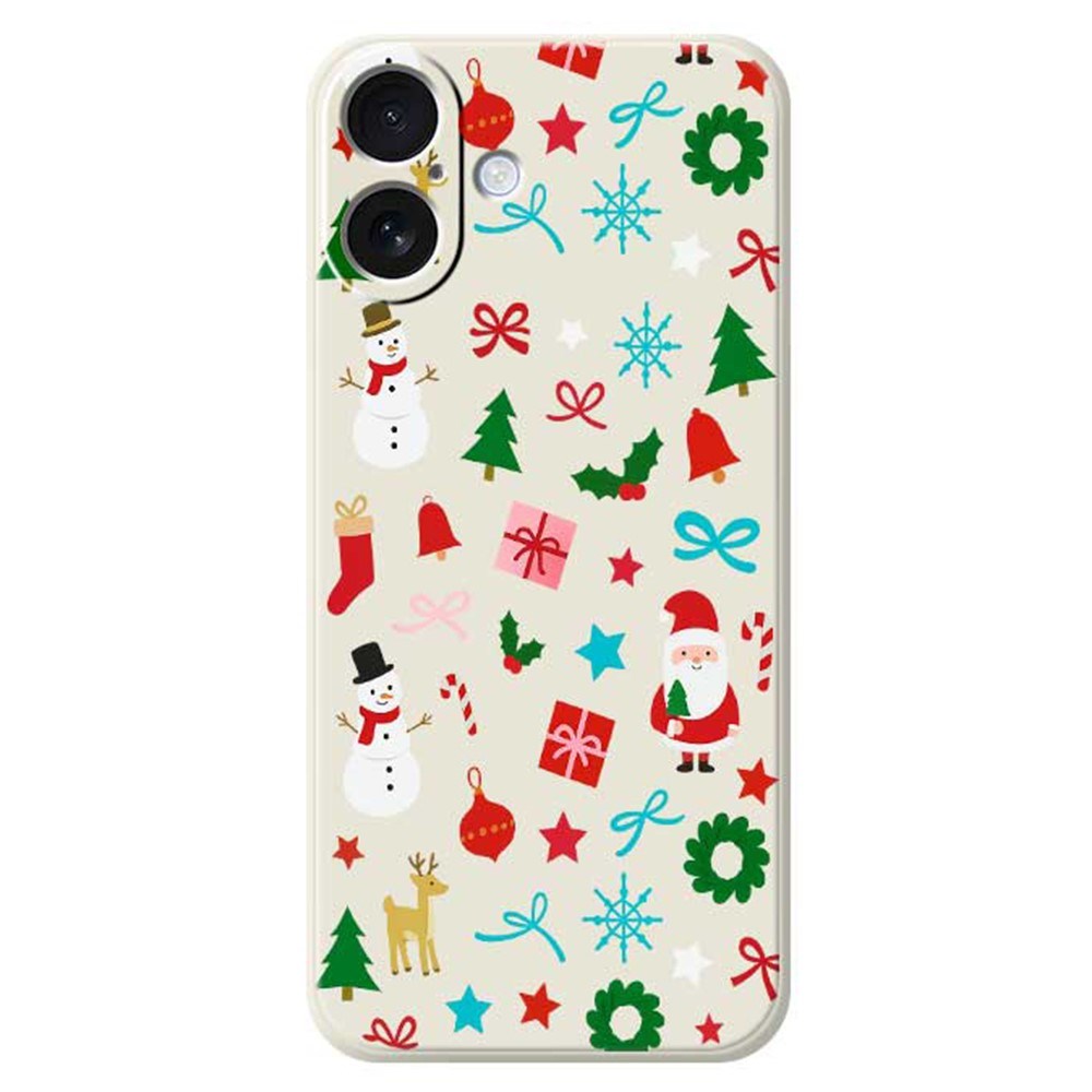 EIDERWOOD iPhone 17 Christmas Case - Flexible Plastic - Christmas Decorations / Beige
