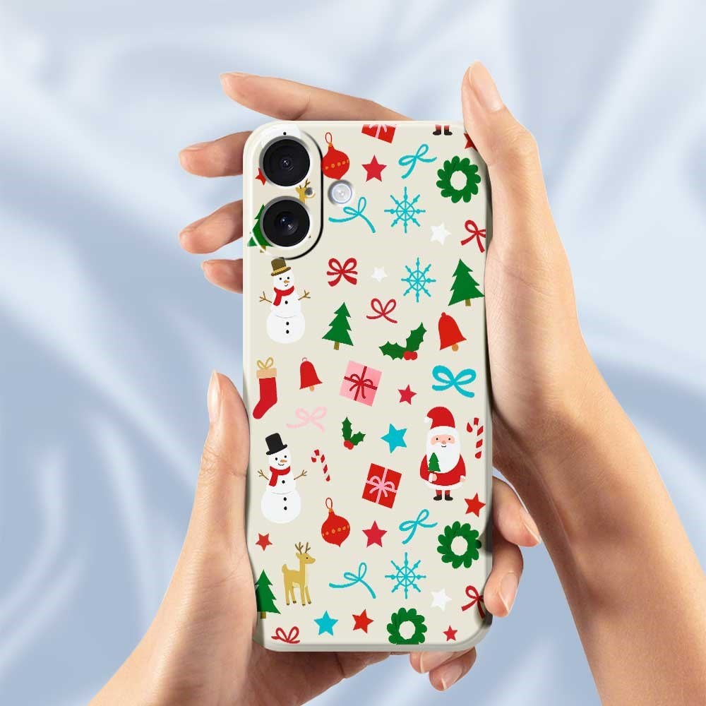 EIDERWOOD iPhone 17 Christmas Case - Flexible Plastic - Christmas Decorations / Purple