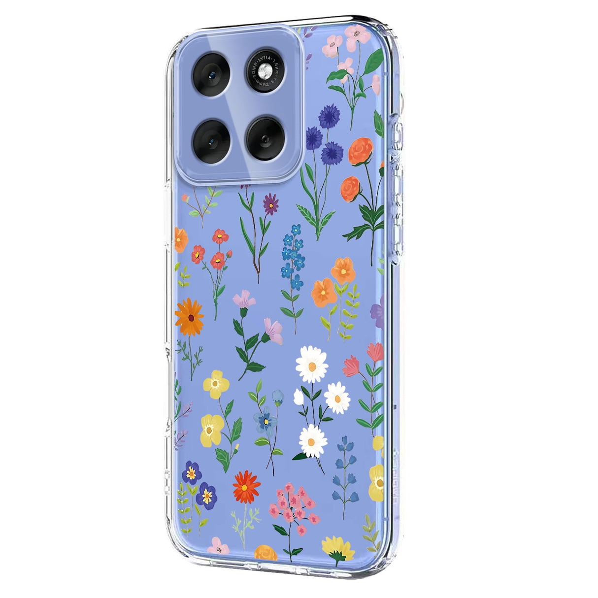 EIDERWOOD Motorola Moto G86 Flexible Plastic Case with Print - Wild Flowers