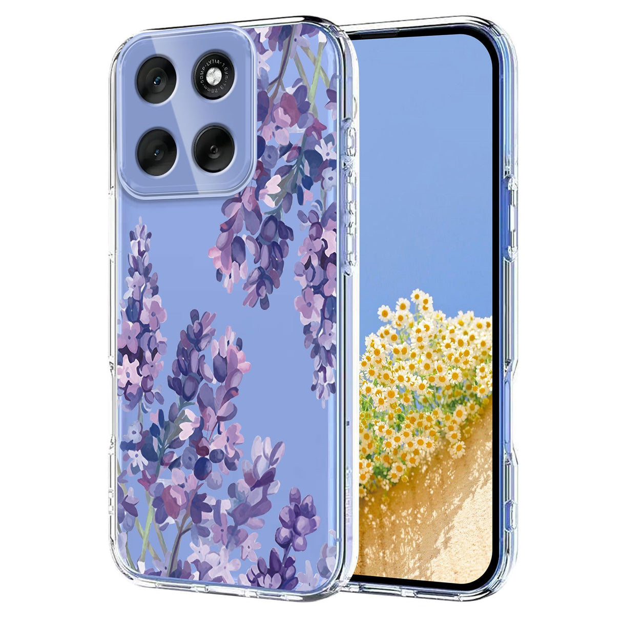 EIDERWOOD Motorola Moto G86 Flexible Plastic Case with Print - Lavender