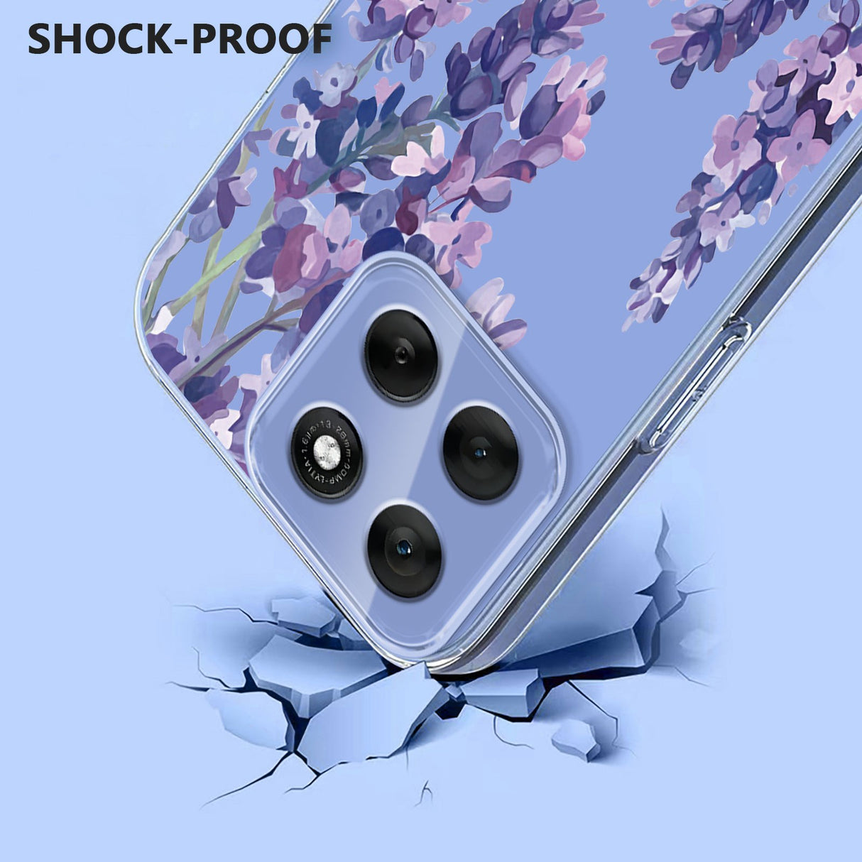 EIDERWOOD Motorola Moto G86 Flexible Plastic Case with Print - Lavender