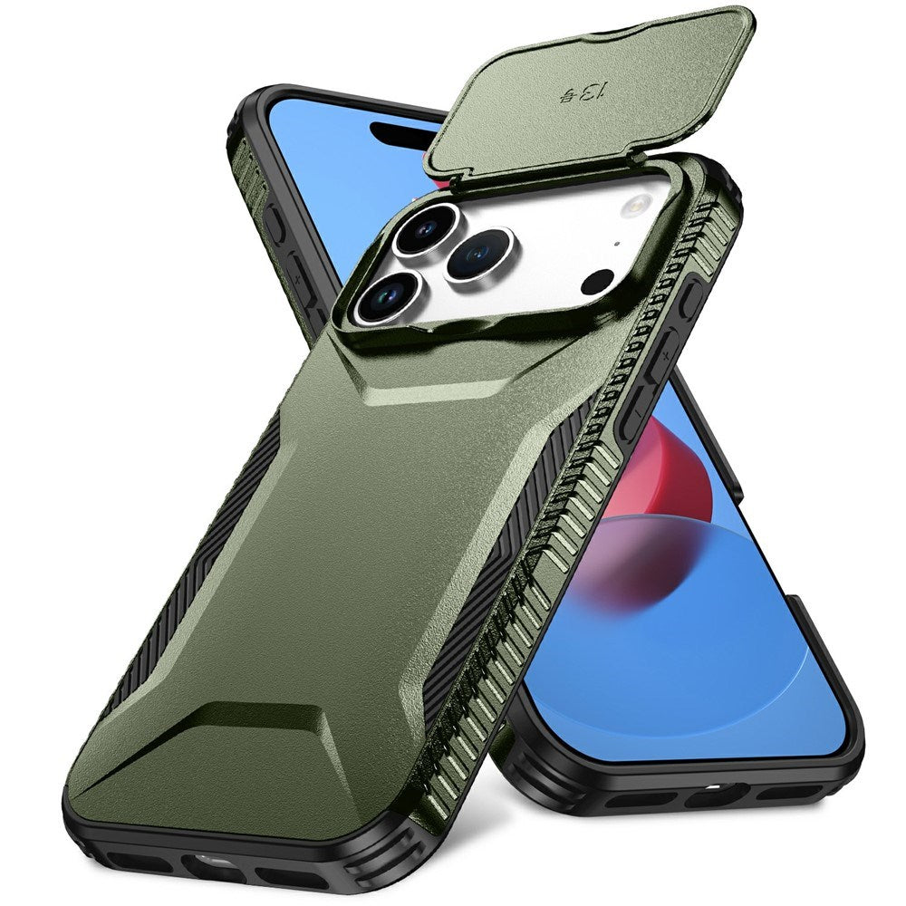 iPhone 18 Pro Max / 17 Pro Max EIDERWOOD Hybrid Plastic Case w. Cam Slider - Green
