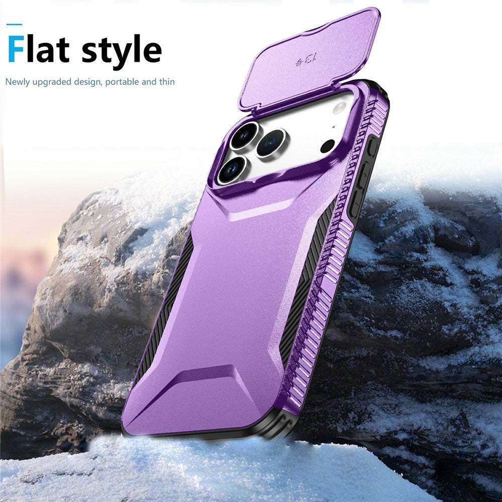 iPhone 18 Pro Max / 17 Pro Max EIDERWOOD Hybrid Plastic Case w. Cam Slider - Purple