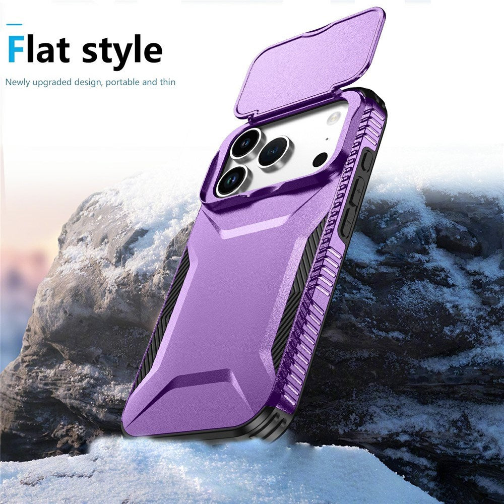 iPhone 18 Pro / 17 Pro EIDERWOOD Hybrid Plastic Case w. Cam Slider - Purple