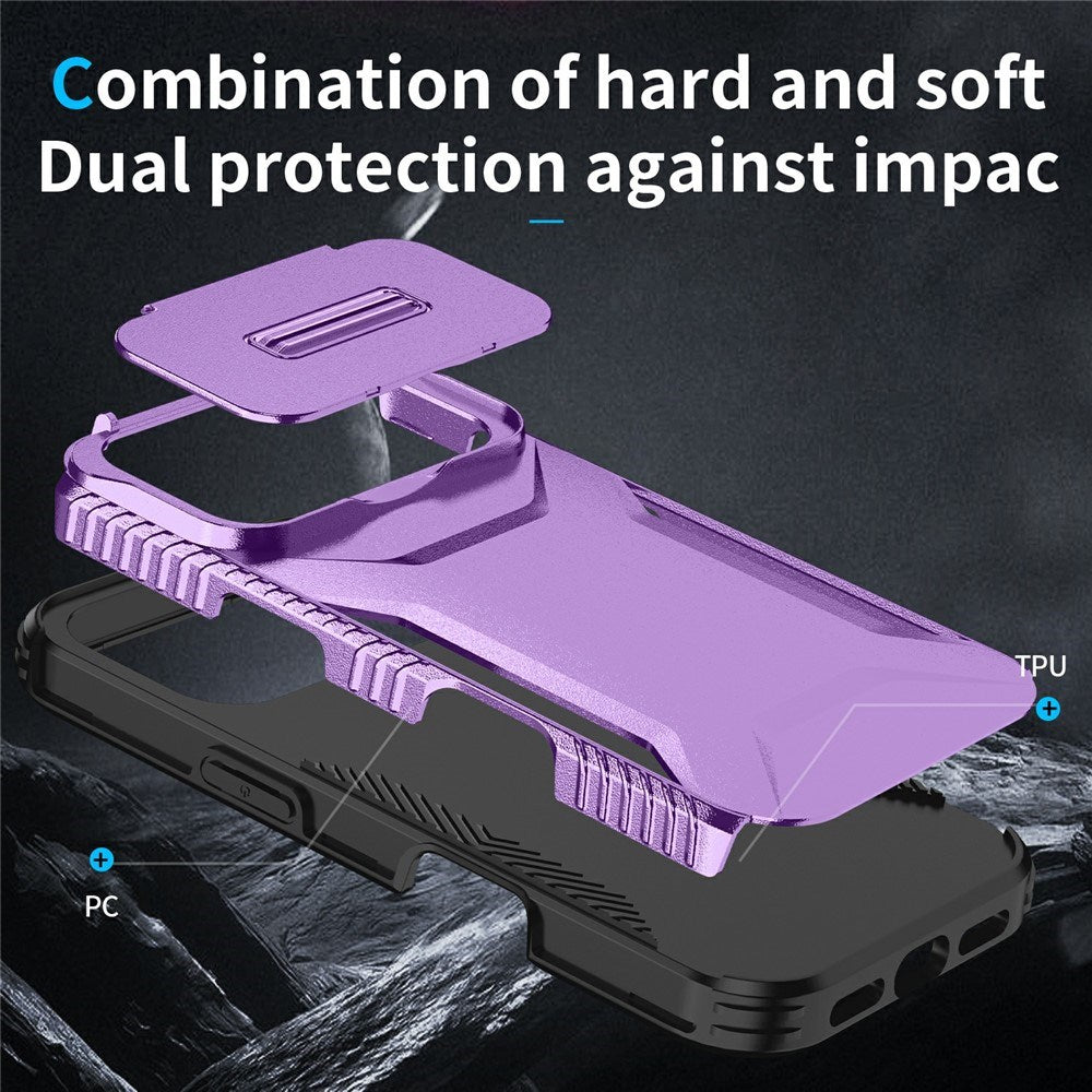 iPhone 18 Pro / 17 Pro EIDERWOOD Hybrid Plastic Case w. Cam Slider - Purple