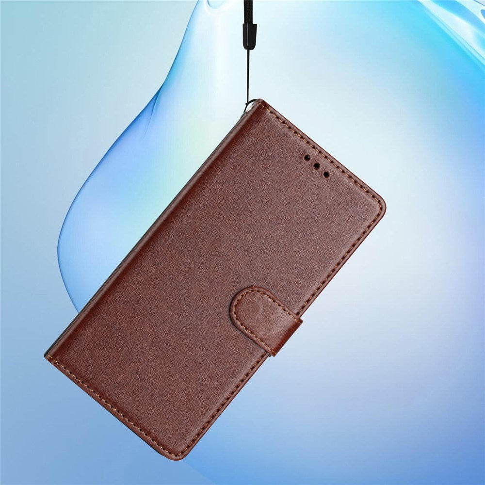 Xiaomi 15T EIDERWOOD Faux Leather Flip Case with Card Holder and Strap - Brown