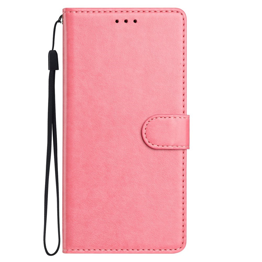 Xiaomi 15T EIDERWOOD Faux Leather Flip Case with Card Holder and Strap - Pink