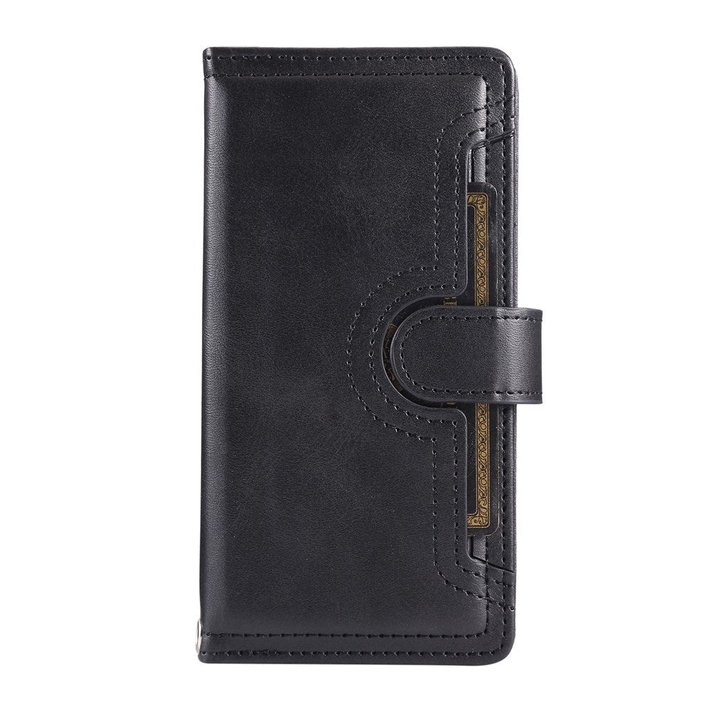 iPhone 18 Pro Max / 17 Pro Max EIDERWOOD Faux Leather Flip Case with Wallet - Black