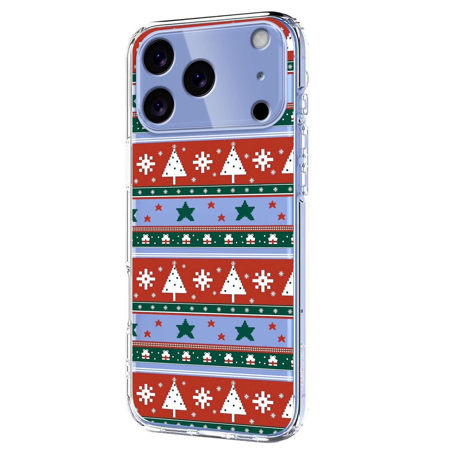EIDERWOOD iPhone 17 Pro Flexible Plastic Christmas Case with Motif - Transparent / Pattern