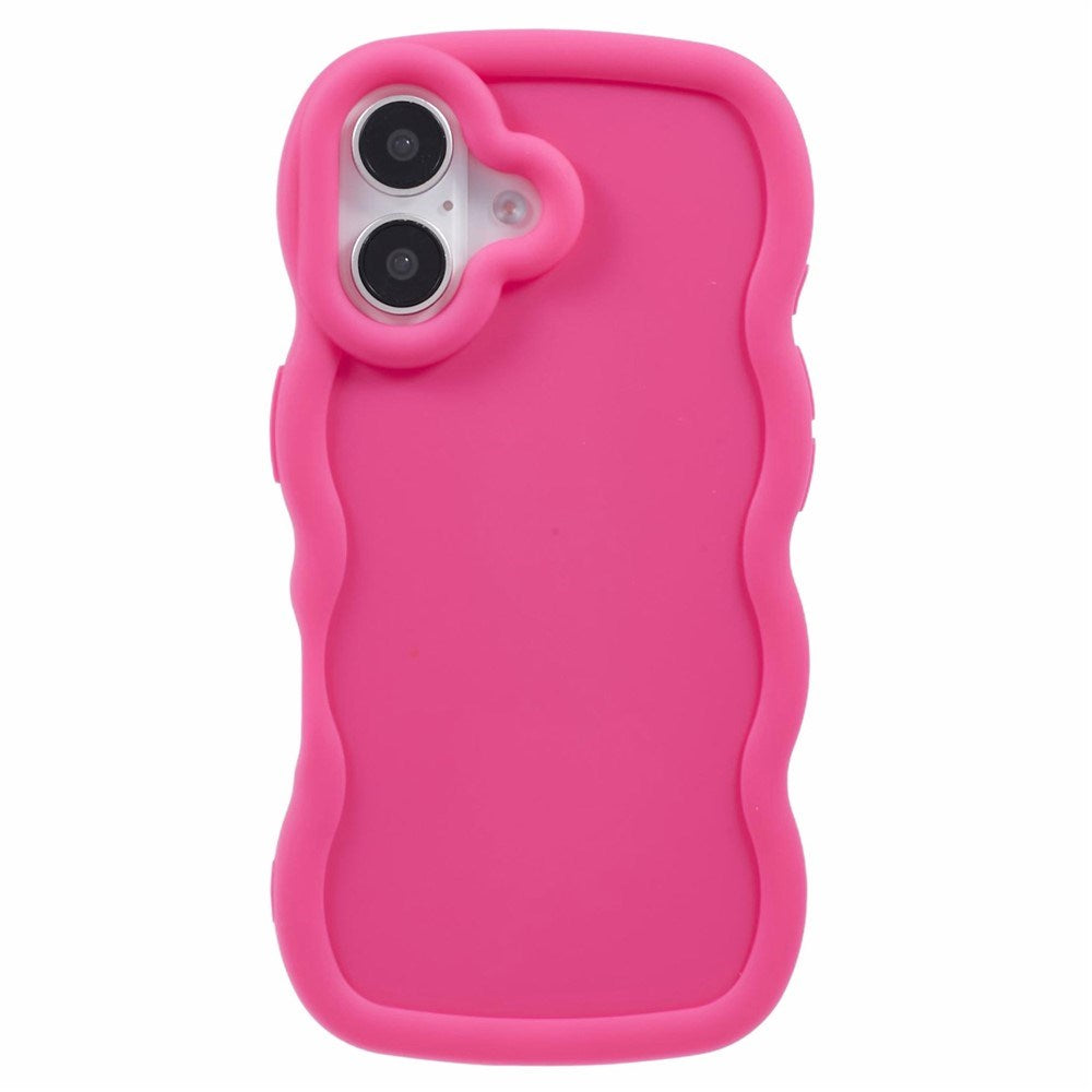EIDERWOOD iPhone 17 Flexible Plastic Wavy Case - Pink