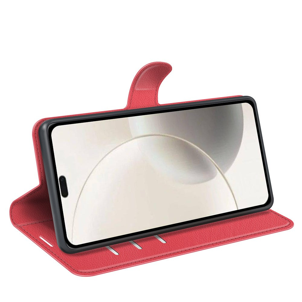 EIDERWOOD Honor 400 Smart Faux Leather Flip Case with Cardholder & Stand Function - Red