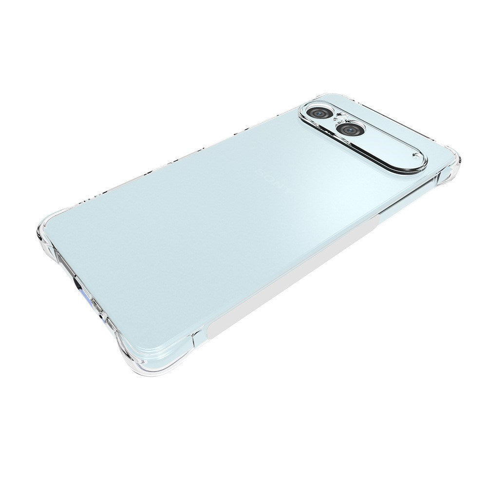 EIDERWOOD Sony Xperia 10 VII Plastic Case with Shock Absorbing Corners - Transparent