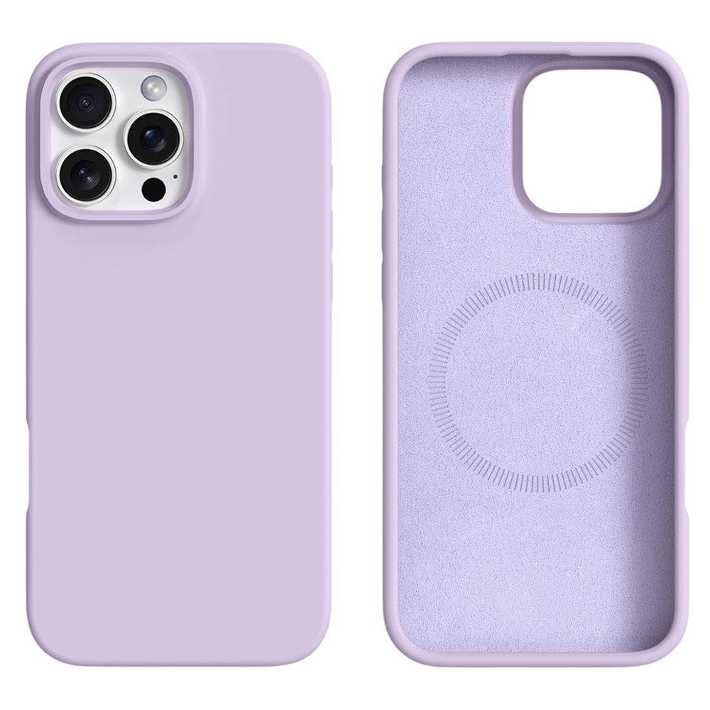 iPhone 16 Pro Max 2-in-1 Silicone & Hard Plastic Case - MagSafe Compatible - Purple